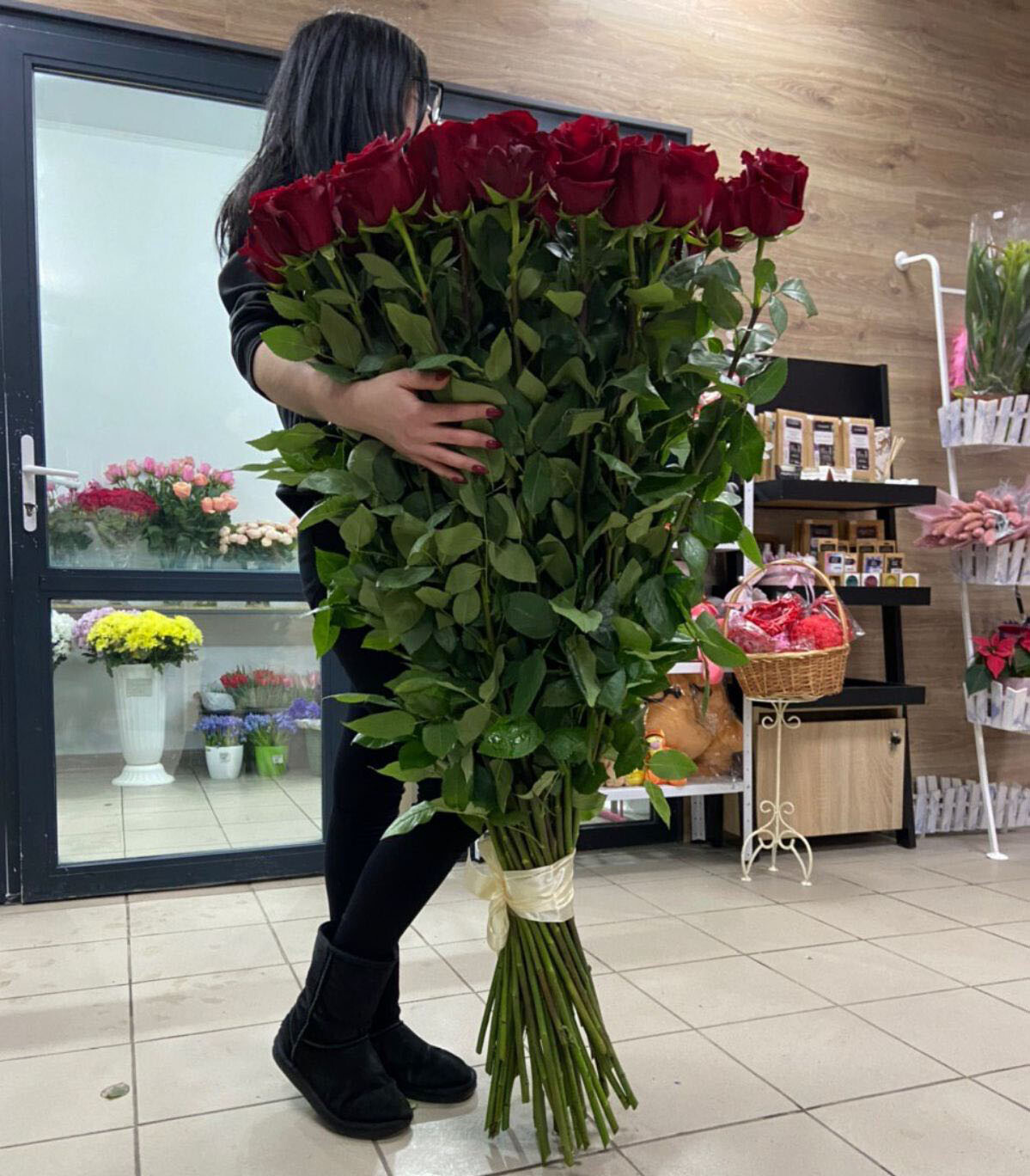 51 роза 150 см Розы гиганты 1.5 метра